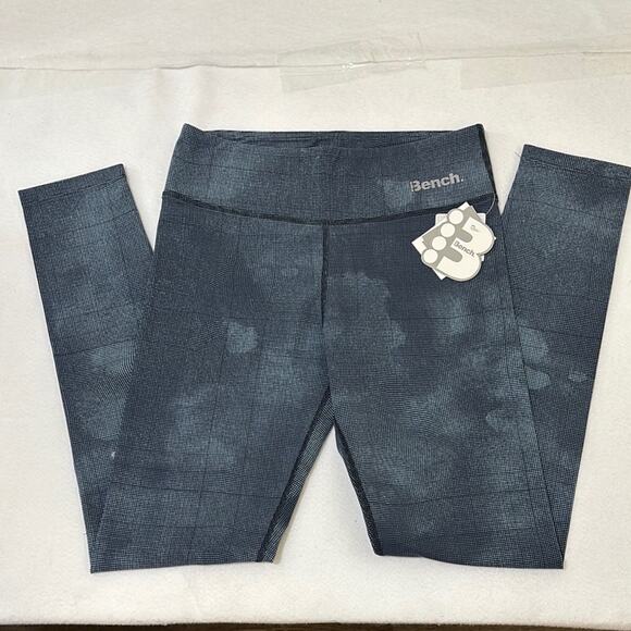 Bench women’s workout leggings UPF 40+ reflective feature blue size small Lycra - Picture 1 of 8